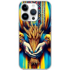 Чохол для iPhone 15 Pro MixCase патріотичні пучок пшениці