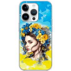 Чохол для iPhone 15 Pro MixCase патріотичні українка 