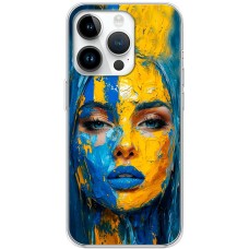 Чохол для iPhone 15 Pro MixCase патріотичні обличчя олією