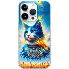 Чохол для iPhone 15 Pro MixCase патріотичні кіт