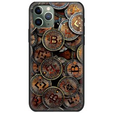 Чохол для iPhone 11 Pro Max MixCase гроші bitcoins