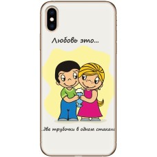Чехол для iPhone X / Xs Mixcase для влюбленных 25