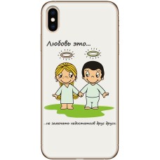 Чехол для iPhone X / Xs Mixcase для влюбленных 28