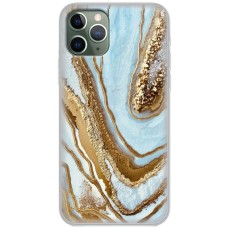 Чохол для iPhone 11 Pro MixCase мармур світло-бірюзовий I