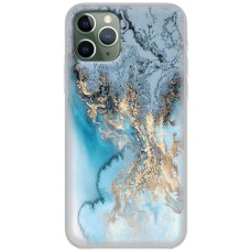Чохол для iPhone 11 Pro MixCase мармур бірюзовий мікс