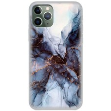 Чохол для iPhone 11 Pro Max MixCase мармур темно-бірюзовий