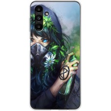 Чохол для Samsung Galaxy A14 MixCase blue-eyed warrior