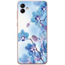 Чохол для Samsung Galaxy A04e (A042) MixCase зі стразами Orchids
