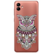 Чохол для Samsung Galaxy A04e (A042) MixCase зі стразами Owl