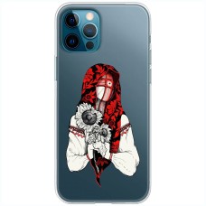Чохол для iPhone 13 Pro Max MixCase патріотичні сумна українка