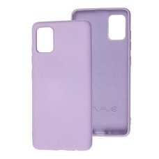 Чохол для Samsung Galaxy A51 (A515) Wave colorful black currant