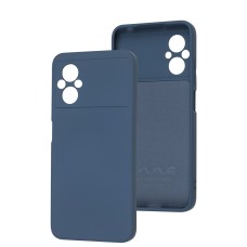 Чохол для Xiaomi Poco M5 Wave camera colorful blue