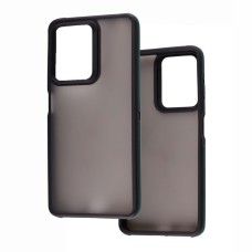 Чохол для Xiaomi Poco X5 Pro Shield Dual Color чорний / зелений