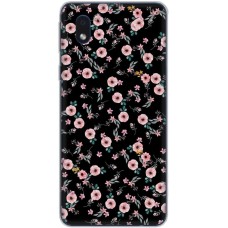 Чохол для Samsung Galaxy A01 Core (A013) MixCase квіти на чорному