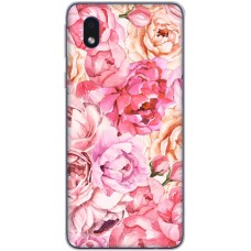 Чохол для Samsung Galaxy A01 Core (A013) MixCase квіти піони