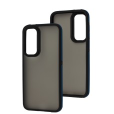 Чохол для Samsung Galaxy A55 5G Shield Dual Color чорний / синій