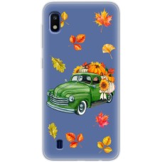 Чохол для Samsung Galaxy A10 (A105) MixCase осінь авто з гарбузами
