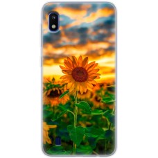 Чохол для Samsung Galaxy A10 (A105) MixCase осінь поле соняшників