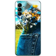 Чохол для Samsung Galaxy A04S (A047) MixCase патріотичні квіти України