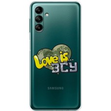 Чохол для Samsung Galaxy A04S (A047) MixCase патріотичні Love is ЗСУ