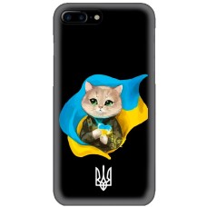 Чохол для iPhone 7 Plus / 8 Plus MixCase патріотичні котик зелені очі