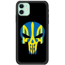 Чохол для iPhone 11 MixCase патріотичні жовто-блакитний череп