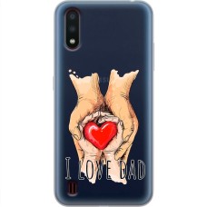 Чохол для Samsung Galaxy A01 (A015) MixCase День батька I Love Dad