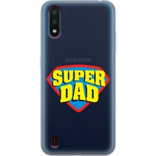 Чохол для Samsung Galaxy A01 (A015) MixCase День батька super Dad