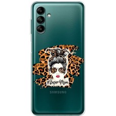 Чохол для Samsung Galaxy A04S (A047) MixCase Леопард super mom