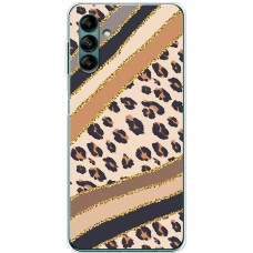 Чохол для Samsung Galaxy A04S (A047) MixCase Леопард палітра