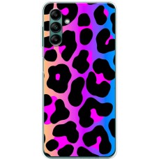 Чохол для Samsung Galaxy A04S (A047) MixCase Леопард неон