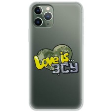 Чохол для iPhone 11 Pro MixCase патріотичні Love is ЗСУ