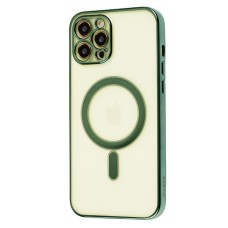 Чохол для iPhone 12 Pro Max MagSafe J-case темно-зелений