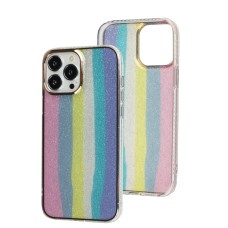 Чохол для iPhone 13 Pro Max Rainbow pink