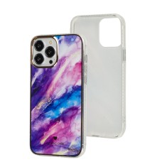 Чохол для iPhone 13 Pro Max Мармур pink