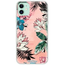 Чохол для iPhone 11 Mixcase тропічні гілки та квіти