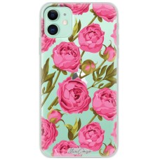 Чохол для iPhone 11 Mixcase квіти міграція півонії