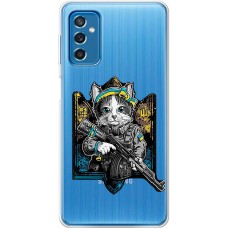 Чохол для Samsung Galaxy M52 (M526) MixCase патріотичні кіт захисник