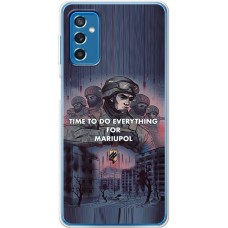 Чохол для Samsung Galaxy M52 (M526) MixCase патріотичні захисники Азов
