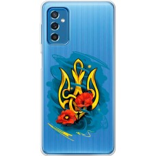 Чохол для Samsung Galaxy M52 (M526) MixCase патріотичні герб із маками