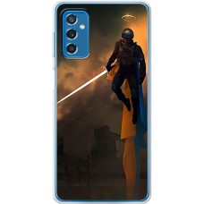 Чохол для Samsung Galaxy M52 (M526) MixCase патріотичні ангели захисники