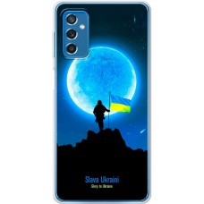 Чохол для Samsung Galaxy M52 (M526) MixCase патріотичні воїни на тлі місяця