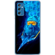 Чохол для Samsung Galaxy M52 (M526) MixCase патріотичні ас і соняшники