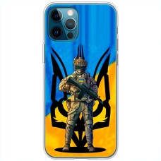 Чохол для iPhone 12 Pro MixCase патріотичні український воїн