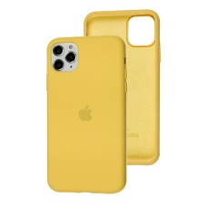 Чохол для iPhone 11 Pro Max Silicone Full жовтий