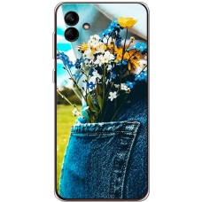 Чохол для Samsung Galaxy A04e (A042) MixCase патріотичні квіти України