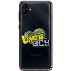 Чохол для Samsung Galaxy A04e (A042) MixCase патріотичні Love is ЗСУ