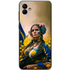 Чохол для Samsung Galaxy A04e (A042) MixCase патріотичні ніжна Українка