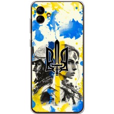 Чохол для Samsung Galaxy A04e (A042) MixCase патріотичні сильні та нескорені
