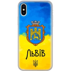 Чохол для iPhone X / Xs MixCase патріотичні Львів